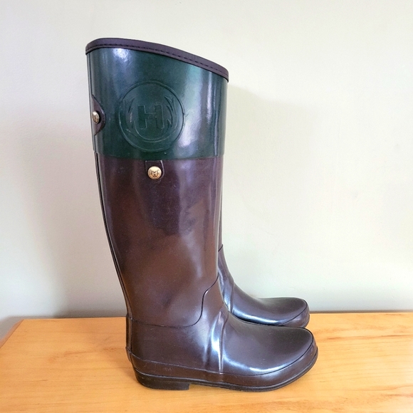 Hunter Shoes Hunter Regent Carlyle Two Tone Riding Rain Boot Poshmark